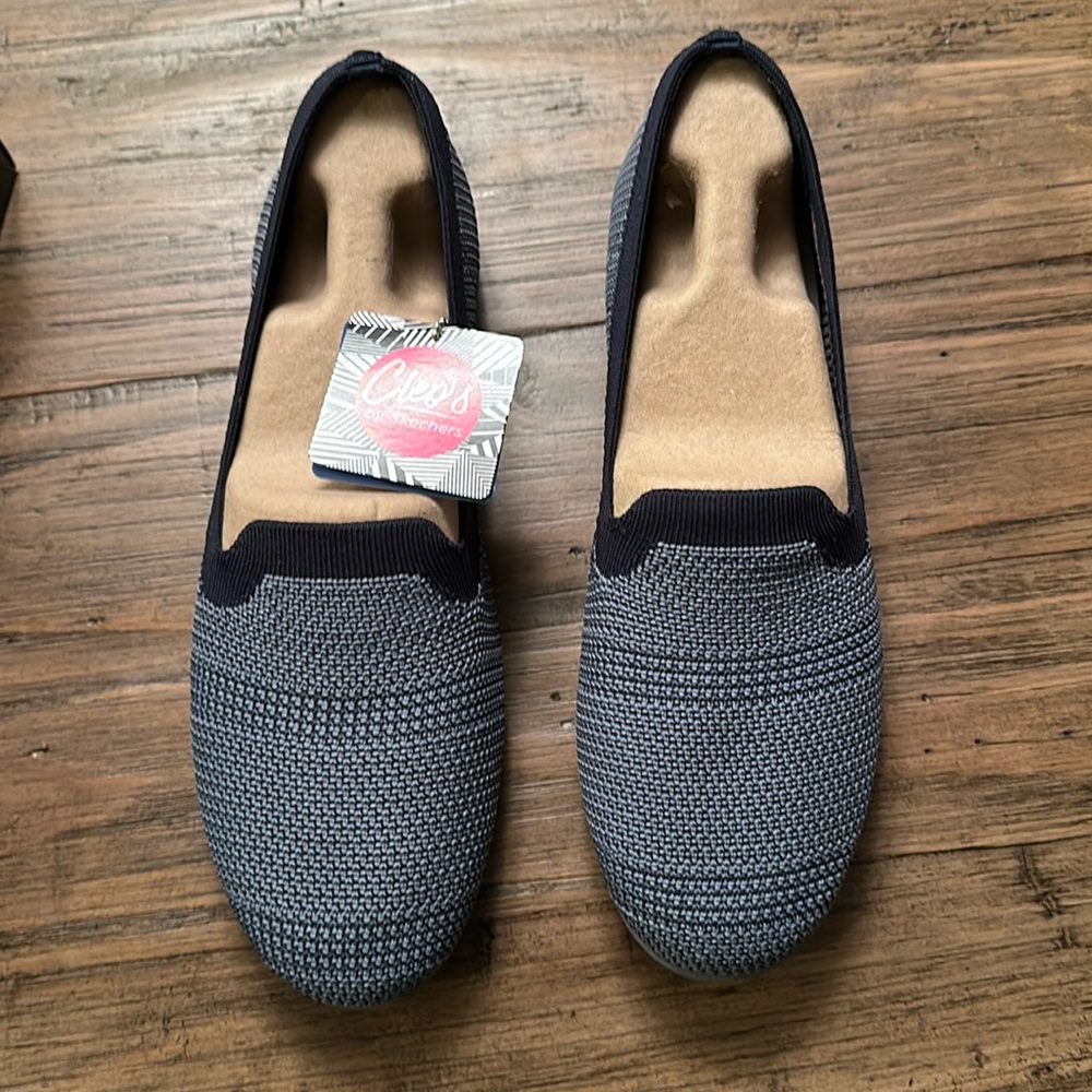 Skechers Cleo Sport Our Town slip on shoes - navy.  Brand new in the box